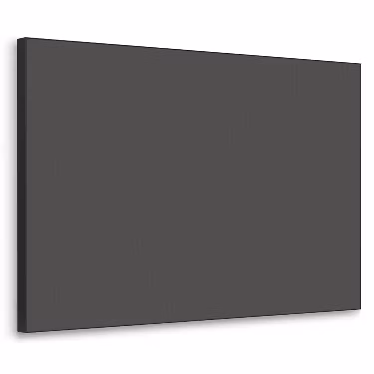 Charcoal - Grijs- Grey Textielframe zwart klein 947 -3d