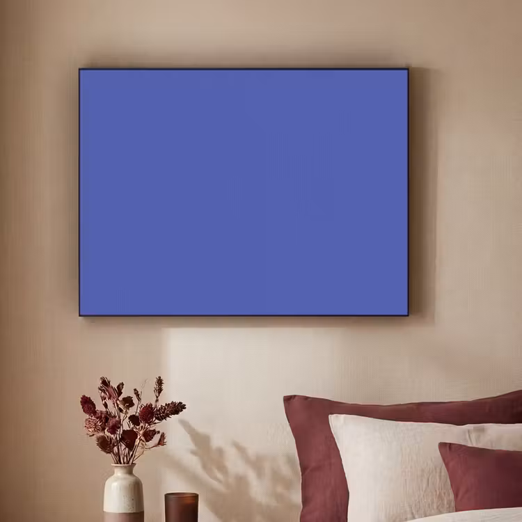Chinese - Blue - Blauw Textielframe zwart klein 947 -sfeer1