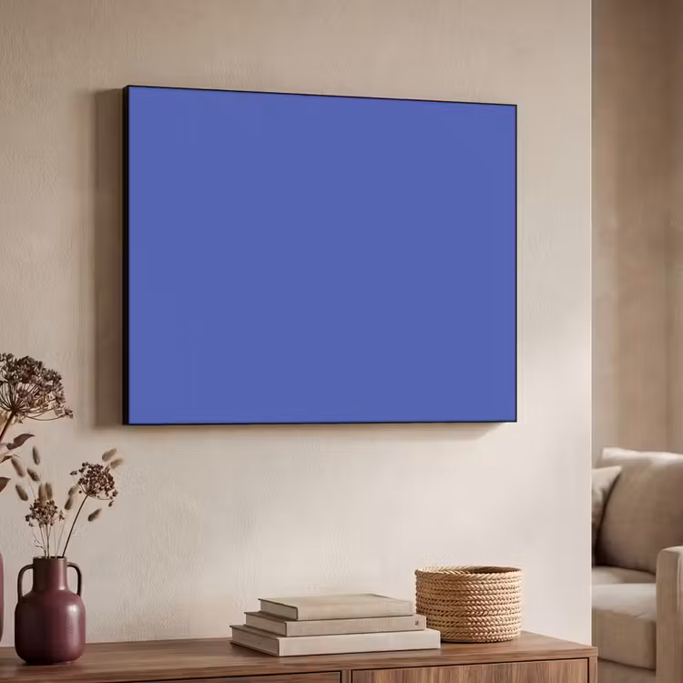Chinese - Blue - Blauw Textielframe zwart klein 947 -sfeer3