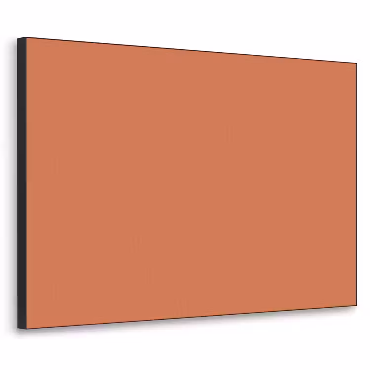 Classic - Terracotta - Oranje Textielframe zwart klein 947 -3d