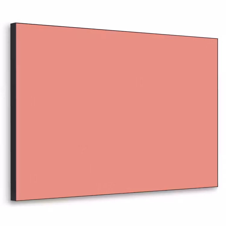 Coral - Reef - Rood Textielframe zwart klein 947 -3d
