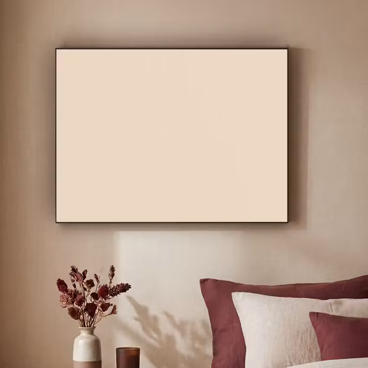Cream - Nude - Neutraal Textielframe zwart klein 947 -sfeer1