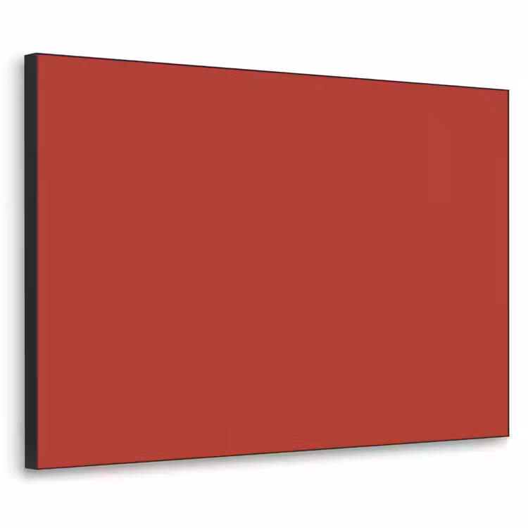 Deep - Crimson - Rood Textielframe zwart klein 947 -3d