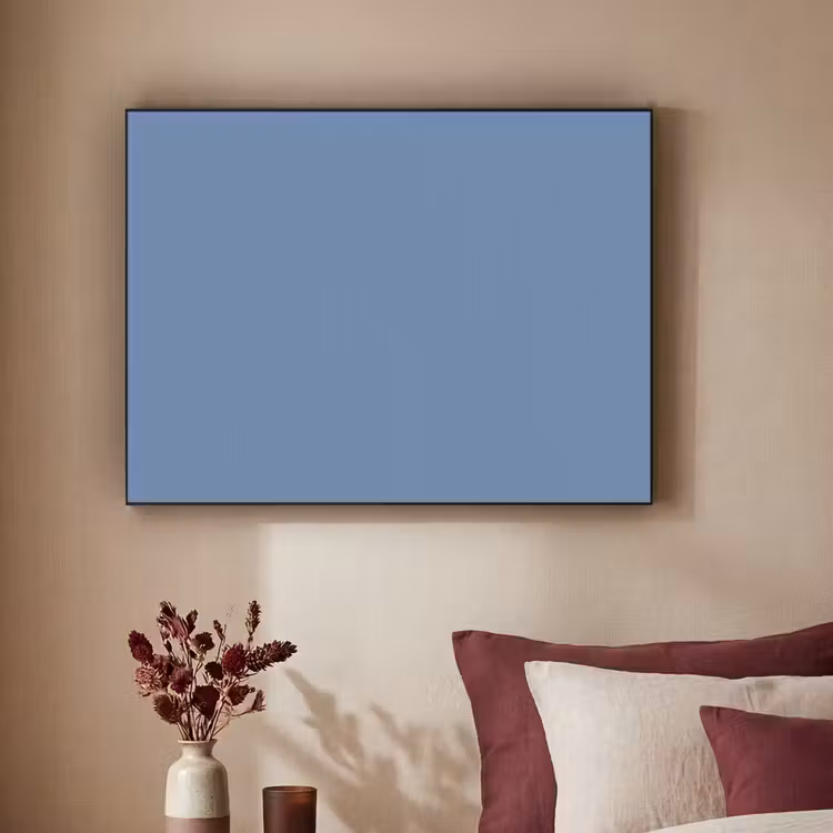 Denim - Breeze - Blauw Textielframe zwart klein 947 -sfeer1