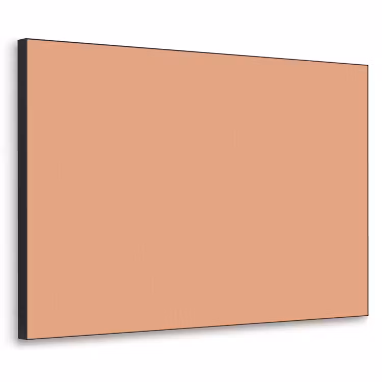 Desert - Coral - Koraal Textielframe zwart klein 947 -3d