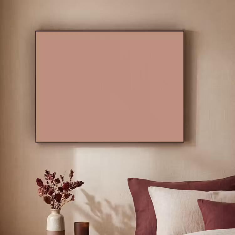 Earthy - Blusher - Roze Textielframe zwart klein 947 -sfeer1
