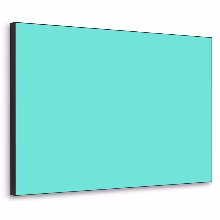 Electric - Cyan - Turkoois Textielframe zwart klein 947 -3d