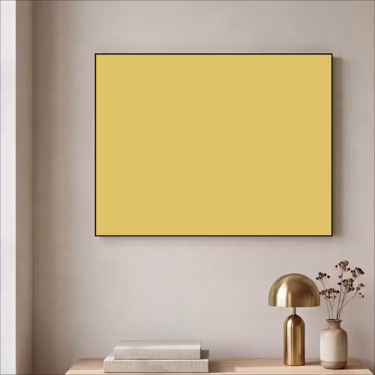 Golden - Victory - Geel Textielframe zwart klein 947 -sfeer2