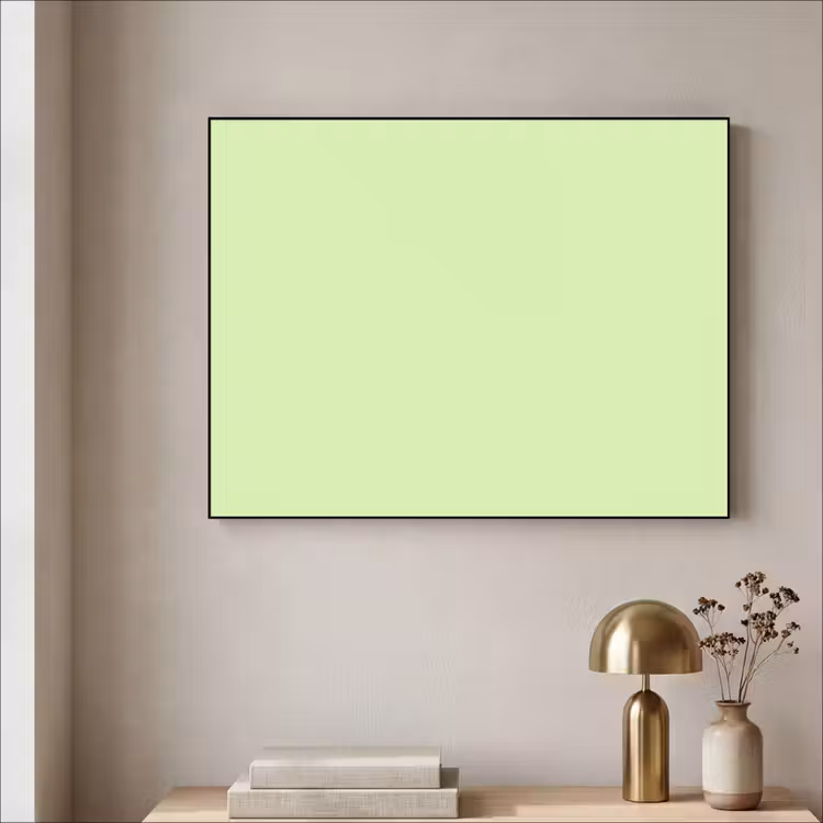 Light - Lime - Groen Textielframe zwart klein 947 -sfeer2