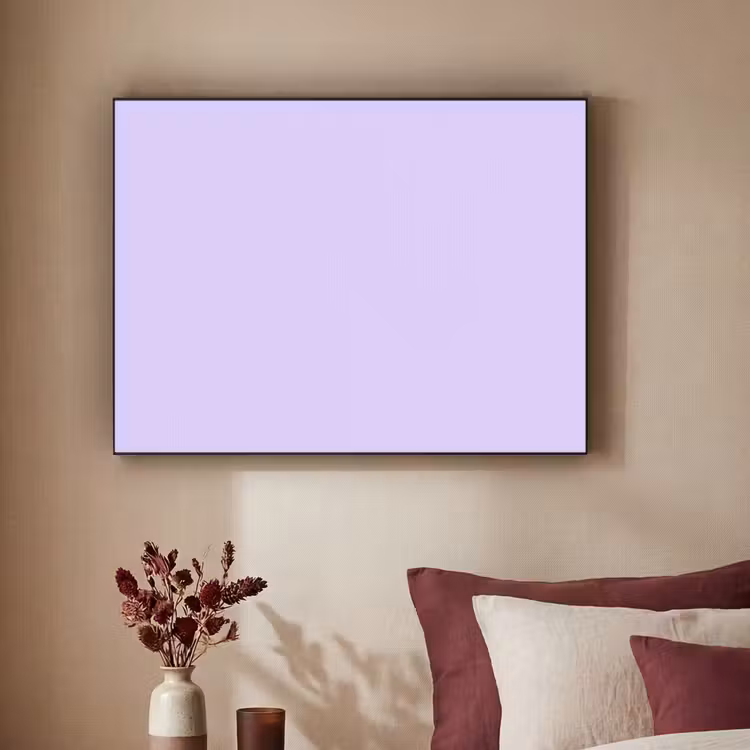 Light - Orchid - Paars Textielframe zwart klein 947 -sfeer1