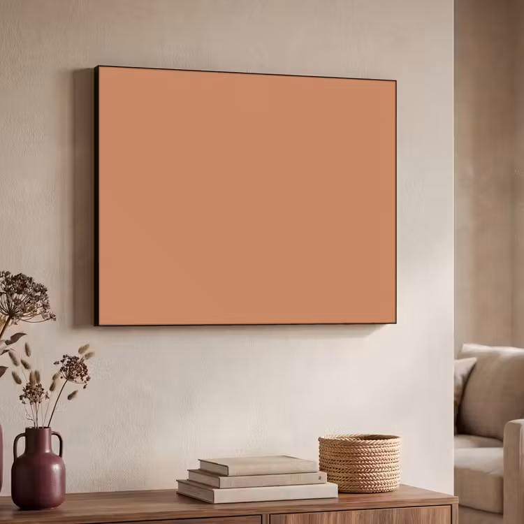 Little - Italy - Oranje Textielframe zwart klein 947 -sfeer3