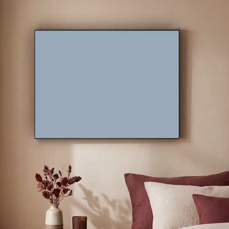 Mellow - Breeze - Blauw Textielframe zwart klein 947 -sfeer1
