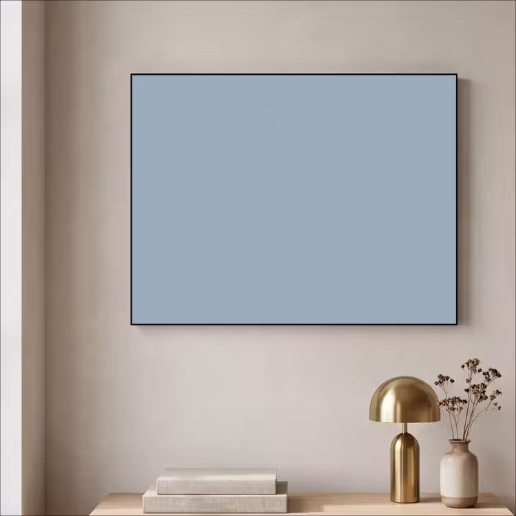Mellow - Breeze - Blauw Textielframe zwart klein 947 -sfeer2