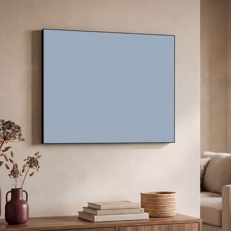 Mellow - Breeze - Blauw Textielframe zwart klein 947 -sfeer3