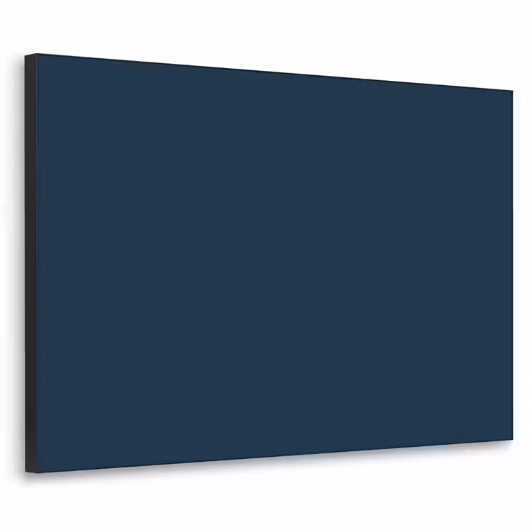 Midnight - Blue - Blauw Textielframe zwart klein 947 -3d