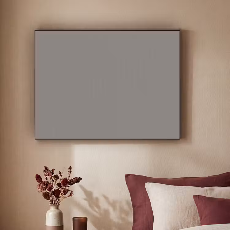 Mineral - Grey - Grijs Textielframe zwart klein 947 -sfeer1