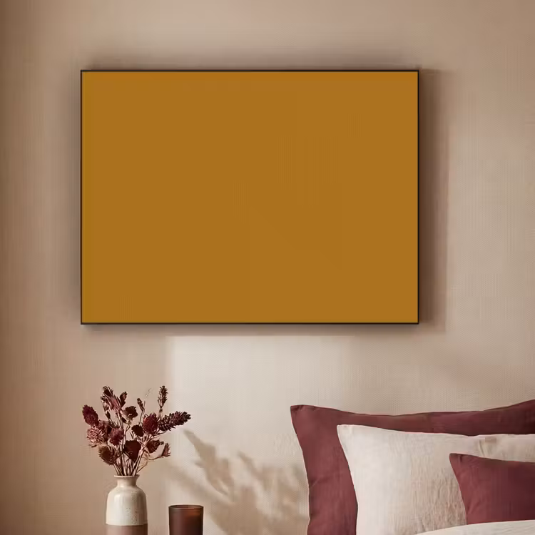 Ocre - Gold - Geel Textielframe zwart klein 947 -sfeer1