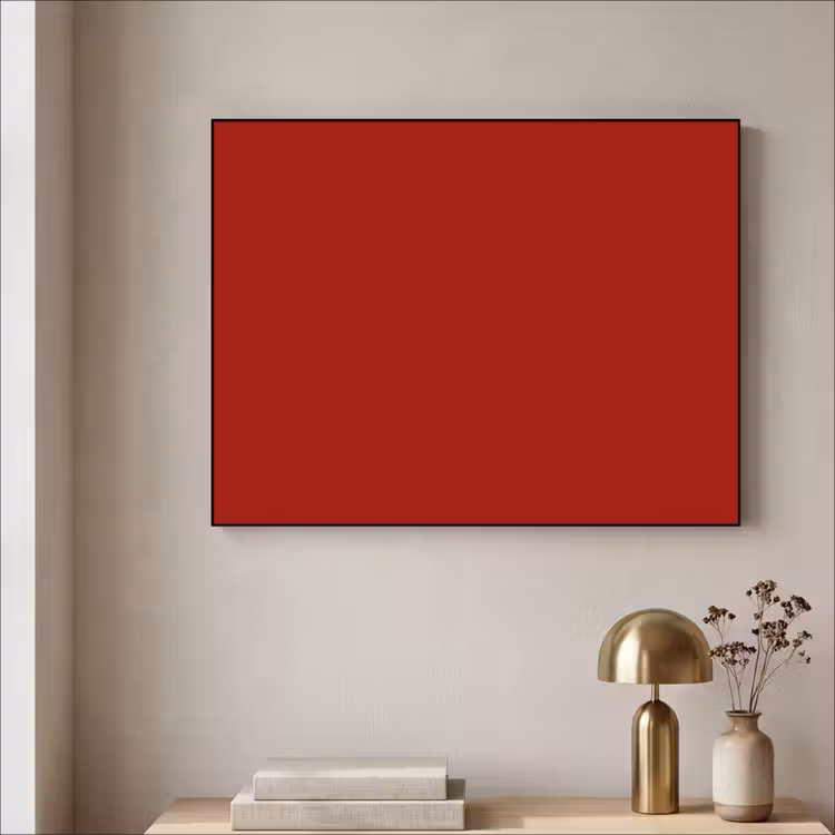 Oxblood - Maroon - Rood Textielframe zwart klein 947 -sfeer2