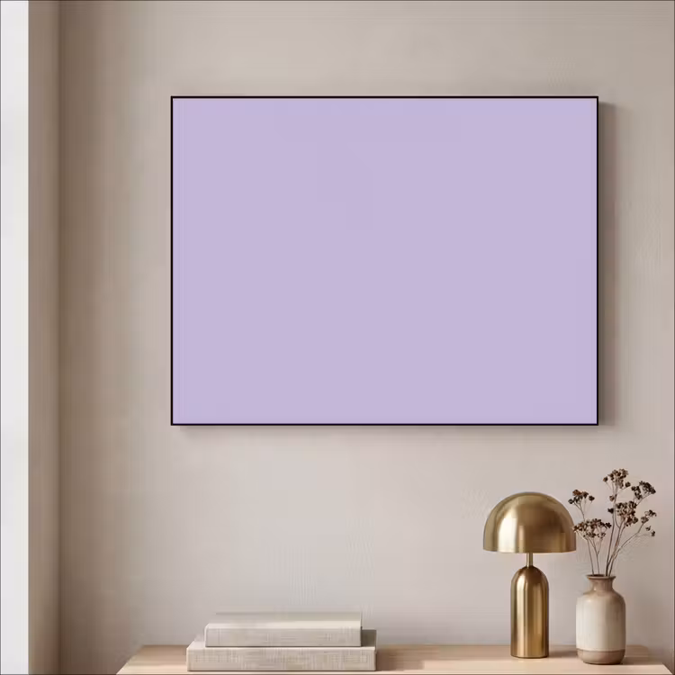 Pastel - Lilac - Paars Textielframe zwart klein 947 -sfeer2