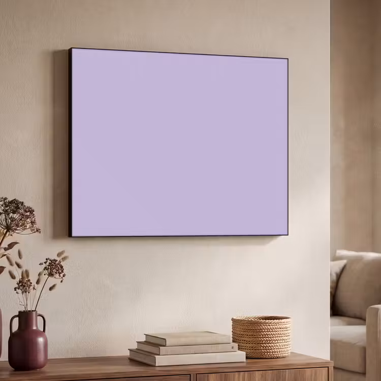Pastel - Lilac - Paars Textielframe zwart klein 947 -sfeer3