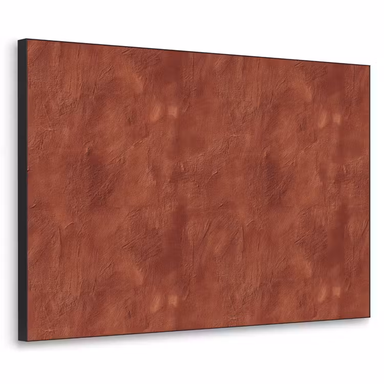 Stucwerk - Textuur - Terracotta Textielframe zwart klein 947 -3d