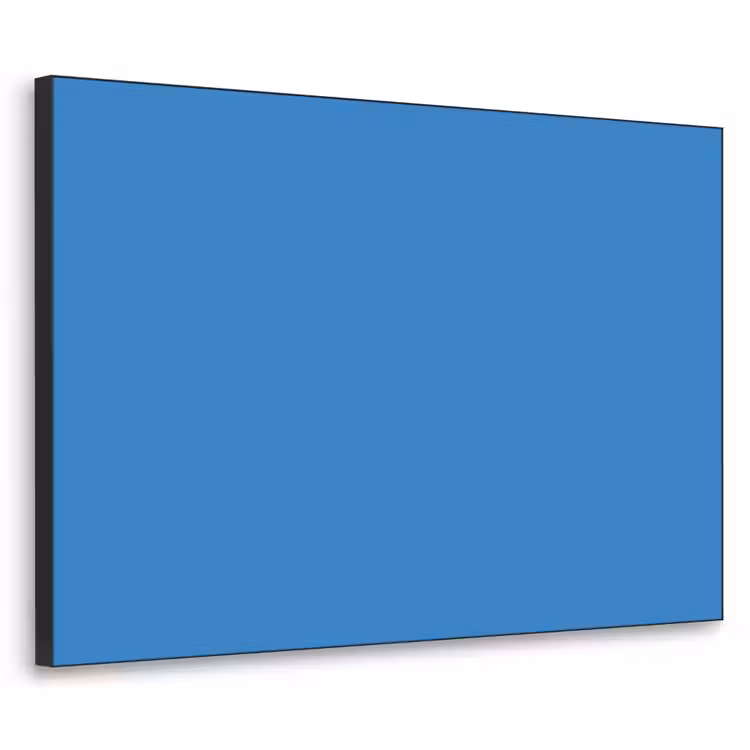 Royal - Blue - Blauw Textielframe zwart klein 947 -3d