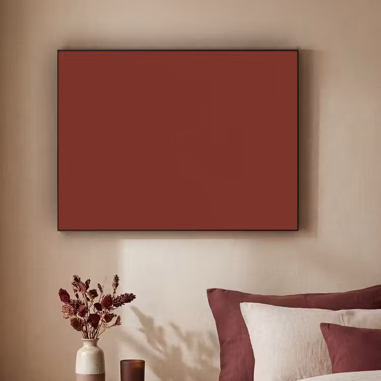 Rustic - Terracotta - Rood Textielframe zwart klein 947 -sfeer1