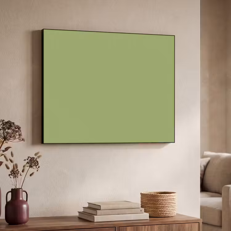 Sage - Green - Groen Textielframe zwart klein 947 -sfeer3