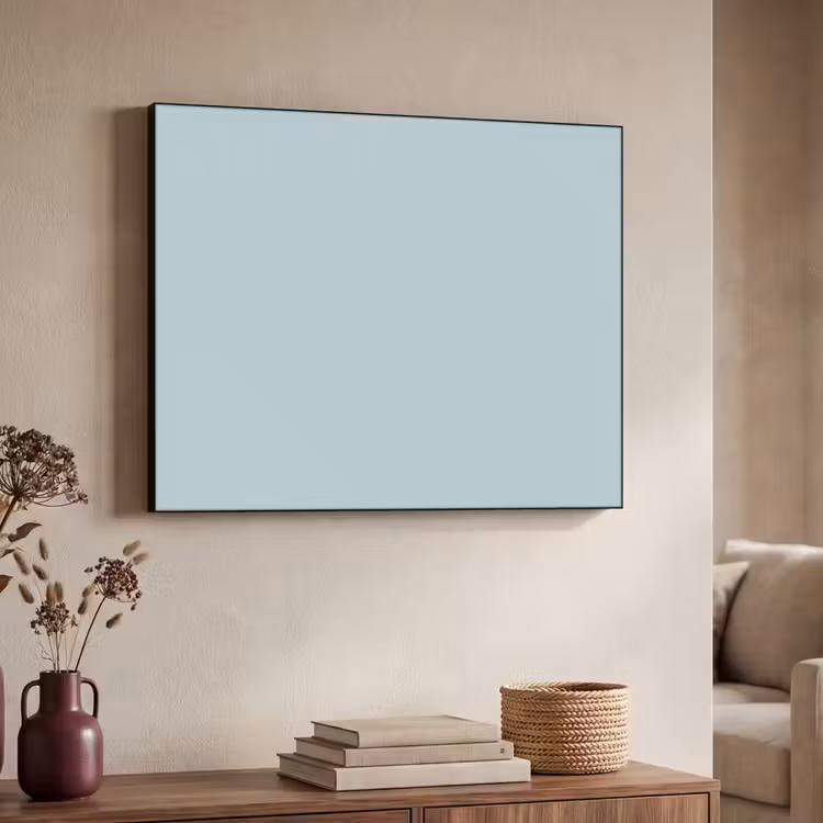 Slate - Blue - Blauw Textielframe zwart klein 947 -sfeer3