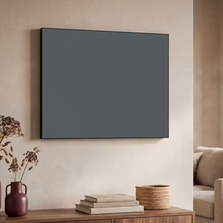 Slate - Millstone - Grijs Textielframe zwart klein 947 -sfeer3