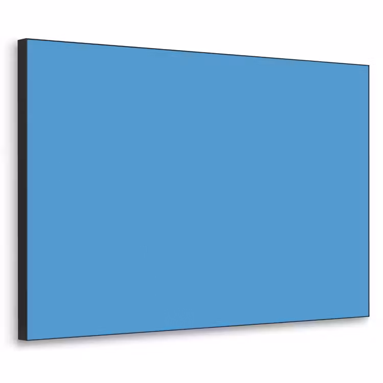 Steel - Blue - Blauw Textielframe zwart klein 947 -3d