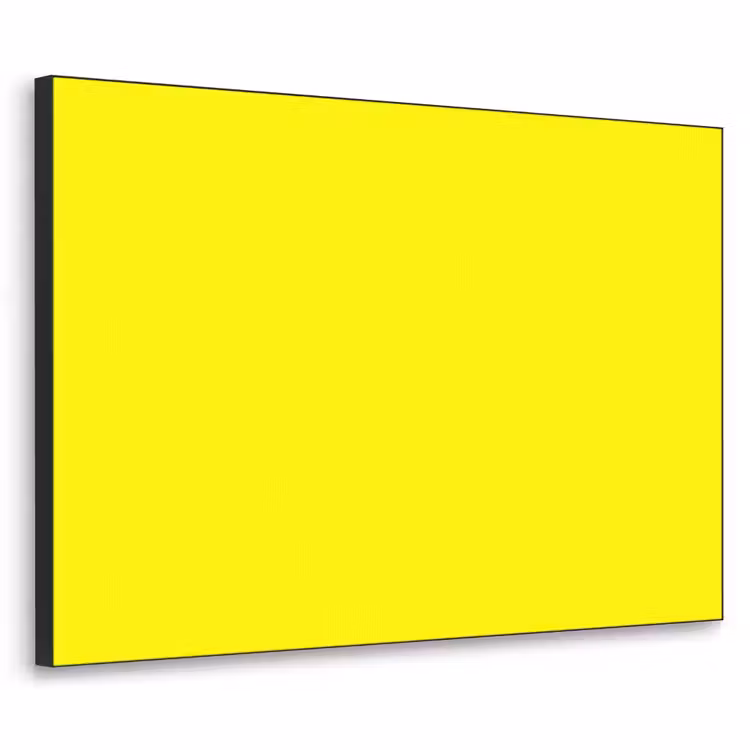 Sunshine - Glow - Geel Textielframe zwart klein 947 -3d