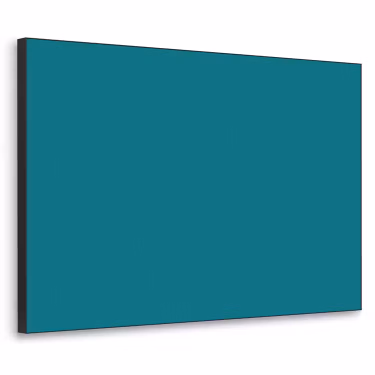 Tropical - Peacock - Blauw Textielframe zwart klein 947 -3d