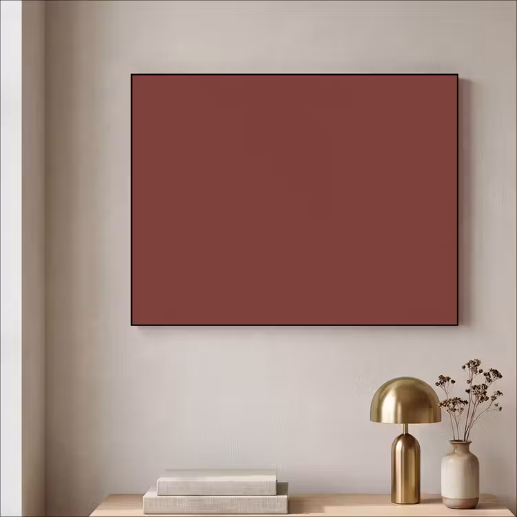 Valentine - Velvet - Rood Textielframe zwart klein 947 -sfeer2
