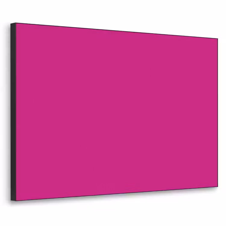 Velvet - Magenta - Roze Textielframe zwart klein 947 -3d