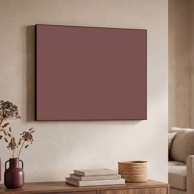 Velvet - Merlot - Rood Textielframe zwart klein 947 -sfeer3
