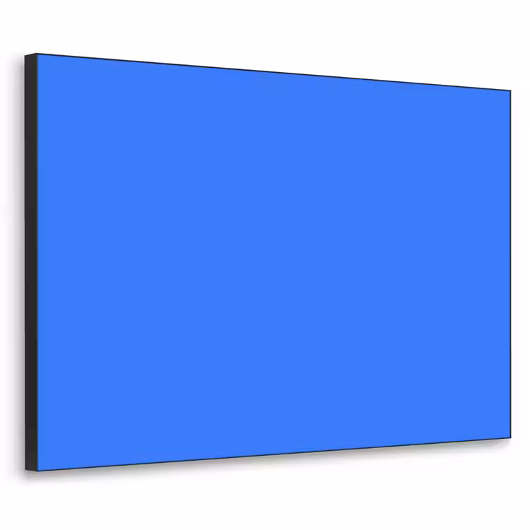 Vivid - Cobalt - Blauw Textielframe zwart klein 947 -3d