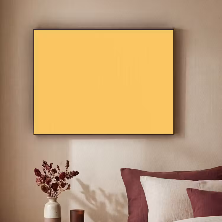 Warm - Sand - Terracotta Textielframe zwart klein 947 -sfeer1