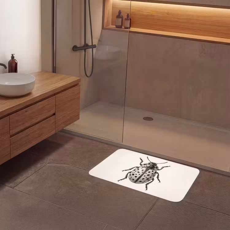 Kever - Insect - Vintage Badmat middel -sfeer2