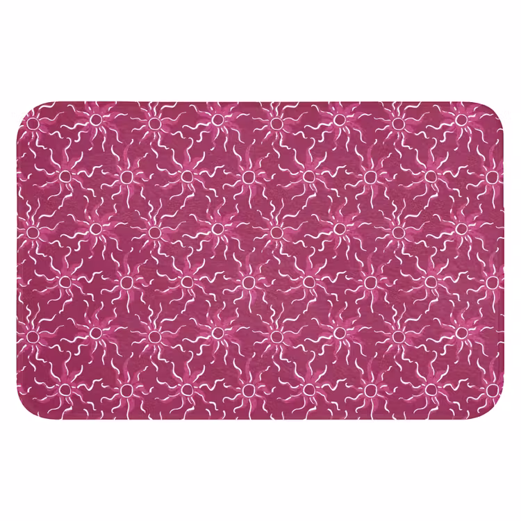 Bohemian - Zon - Magenta Badmat klein 997 -3d