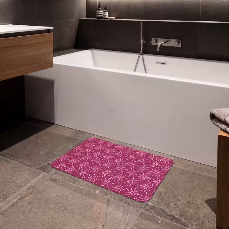 Bohemian - Zon - Magenta Badmat klein 997 -sfeer3