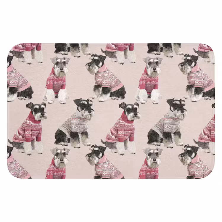 Honden - Truien - Rood Badmat klein 997 -3d