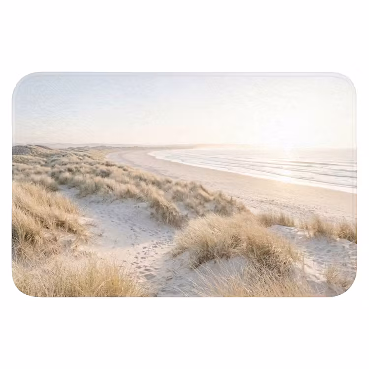Duinen - Strand - Beige Badmat klein -3d