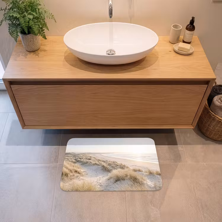 Duinen - Strand - Beige Badmat klein -sfeer1