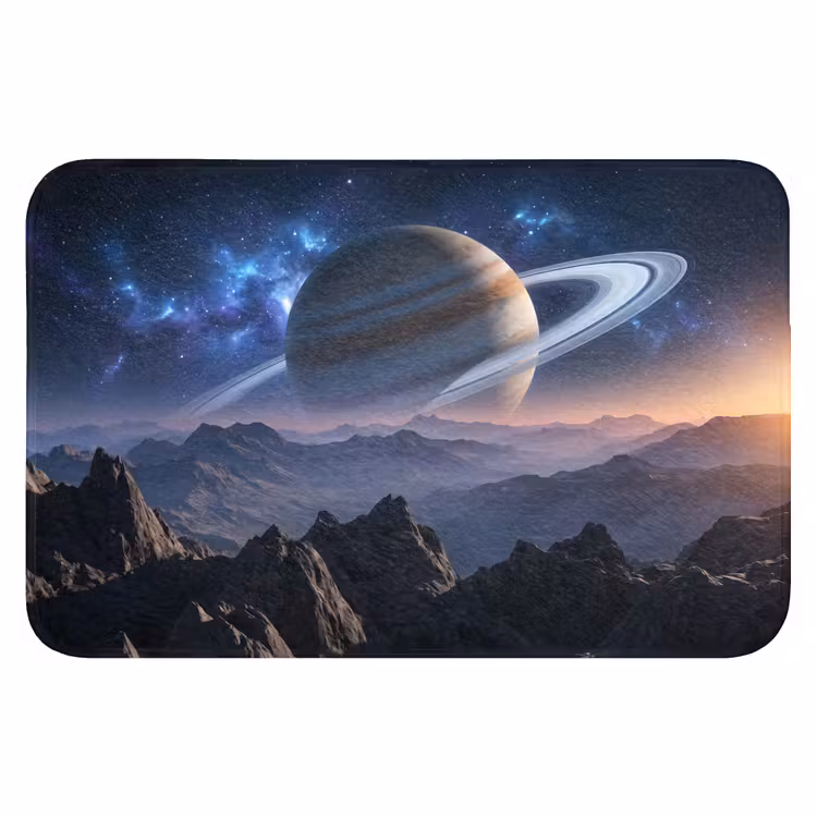 Fantasy - Kosmos - Landschap Badmat klein -3d