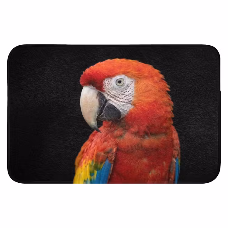 Ara - Portret - Rood Badmat klein -3d