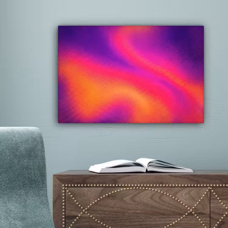 Abstract - Patroon - Kleurverloop canvas 2cm klein -sfeer4