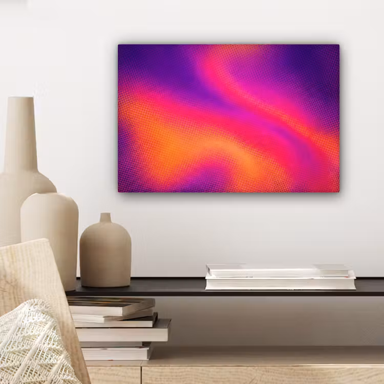 Abstract - Patroon - Kleurverloop canvas 2cm klein -sfeer6