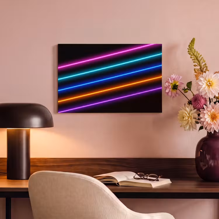 Esthetiek - Retro - Neon canvas 2cm klein -sfeer4
