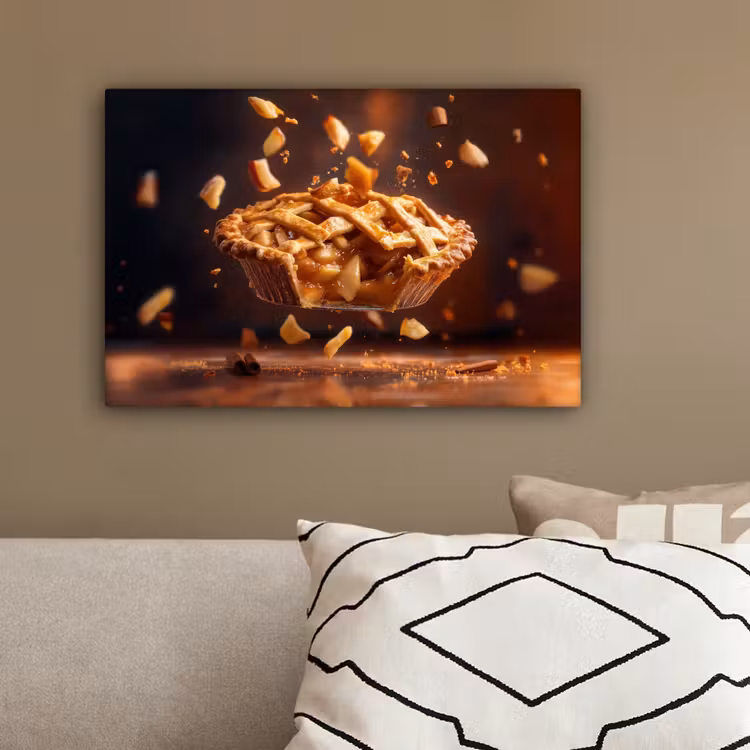 Appel - Taart - Warm - Eten canvas 2cm klein -sfeer3